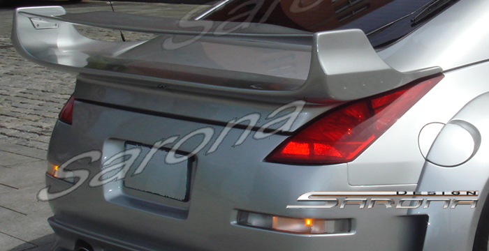Custom Nissan 350Z Trunk Wing  Coupe (2003 - 2008) - $540.00 (Manufacturer Sarona, Part #NS-034-TW)